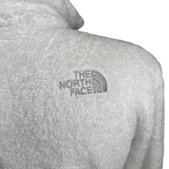 The North Face Osito womens fleece jacket M Medium white gray - Picture 5 of 7